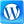 Blue WordPress Icon 24x24 png